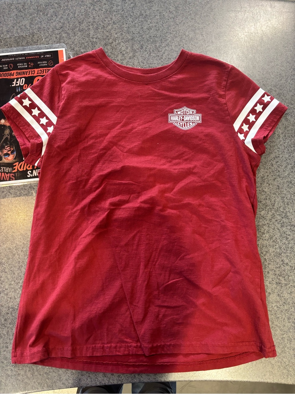 Harley-Davidson x wounded warrior project women’s Red Short Sleeve Tee